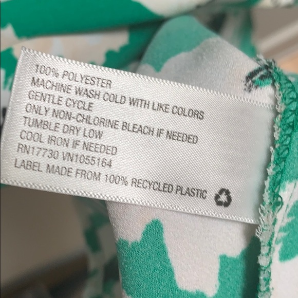 Green floral summer dress - Picture 3 of 3